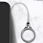 スマホスタンド キーホルダー スマホリング リング型 ストラップ アクセサリー 折りたたみ 卓上 鍵 カギ 携帯 紛失防止 落下防止 メタリック 金属製 スマートフォン スマホアクセサリー