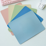 マウスパッド 20×24.5cm シンプル 無地 カラバリ豊富 かわいい おしゃれ パソコン PC 防水 撥水 四角 定番 薄い 薄型 男性 女性 持ち運び便利 ソフト 丈夫