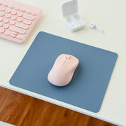 マウスパッド 20×24.5cm シンプル 無地 カラバリ豊富 かわいい おしゃれ パソコン PC 防水 撥水 四角 定番 薄い 薄型 男性 女性 持ち運び便利 ソフト 丈夫