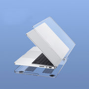 MacBook用ケース カバー クリア保護ケース 全面保護 ハードケース 透明 保護カバー パソコンケース PCケース マックブック用 汎用ケース ノートパソコンケース 排熱口付き おしゃれ 傷防止 汚れ対策