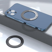 スマホ用マグネットリング Magsafe対応 磁気増強 磁力リング マグセーフ対応 Qi充電 ワイヤレスチャージャー 薄型 スリム メタルリング マグネットシート 落下防止 ワイヤレス充電変換キット