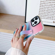 スマホベルト スマホバンド スマホホルダー スライド式 スマートフォン グラデーション かわいい おしゃれ 落下防止 カラバリ豊富 便利 iPhone Android