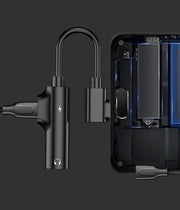 変換アダプター 変換ケーブル 2in1 TypeーC イヤホンジャック 3.5mm タイプC 同時 充電 音楽再生 スマホ android iPhone スマートフォン アクセサリー 便利 ブラック シルバー ゴールド ピンク レッド