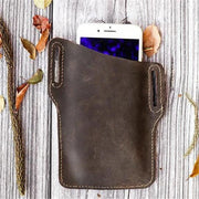 ベルトポーチ スマホポーチ ウエストバッグ メンズ 無地 単色 レザー調 フェイクレザー スマホ収納 スマートフォン ベルトに付ける ポシェット おしゃれ シンプル かっこいい 便利 男性用