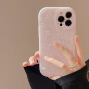 iPhone用ケース スマホケース 汎用型ケース クリアケース 傷防止 汚れ防止 シェル ホログラム風 オーロラ シンプル キラキラ 華やか 上品 お洒落 iPhone用カバー スマホカバー スマートフォンケース アイフォンケース プチギフト 贈り物