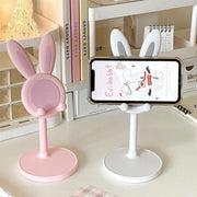 スマホスタンド スマートフォンスタンド うさぎ うさ耳 縦置き 横置き 高さ調整可能 iPhone Android 携帯 タブレット かわいい