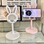 スマホスタンド スマートフォンスタンド うさぎ うさ耳 縦置き 横置き 高さ調整可能 iPhone Android 携帯 タブレット かわいい