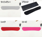 リストレスト キーボード用 パソコン 手首クッション 手首置き 手首サポート パッド クッション 腕置き PC 周辺機器 ゲーム 作業 仕事 オフィス 在宅勤務