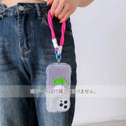 スマホストラップ ハンドストラップ ロープ バイカラー ドット カラフル ビビットカラー 手首 派手 目立つ カジュアル カラバリ豊富 かわいい かっこいい おしゃれ スマートフォン iPhone 女子 女性 男子 男性 学生