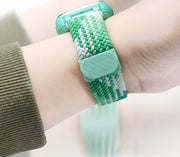 スマートウォッチバンド スマートウォッチベルト ジュニア キッズ 子供 女の子 男の子 XiaomiMiRabbit用 16mm 20mm バネ棒2本+バネ棒外し+SIMピン付き 洗える 編み込み 調節可能 マグネット 磁石 おしゃれ シンプル 交換 取り替え 付け替え