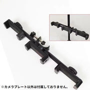 カメラプレート ブラケット クランプ式 金属製 シンプル スマホ スマートフォン 携帯 ライブ配信 ライブブロードキャスト 動画 写真 撮影 プレート 黒 ブラック