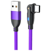 USBケーブル Type-C Micro TYPE-B microB 180度回転式 1m 高速充電対応 充電ケーブル データ転送 ライト スマートフォン Android 角度 便利アイテム おしゃれ マイクロUSB タブレット スマホ ケーブル 便利グッズ