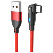 USBケーブル Type-C Micro TYPE-B microB 180度回転式 1m 高速充電対応 充電ケーブル データ転送 ライト スマートフォン Android 角度 便利アイテム おしゃれ マイクロUSB タブレット スマホ ケーブル 便利グッズ