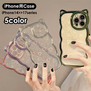 スマホケース iPhone用ケース スマホカバー iPhone 17 16 15 14 猫耳 ねこみみ ネコ キャット 耳付き クリアケース ハート アイフォン 携帯ケース 保護ケース 傷防止 おしゃれ かわいい アイホン