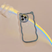 スマホケース iPhone用ケース スマホカバー iPhone 17 16 15 14 猫耳 ねこみみ ネコ キャット 耳付き クリアケース ハート アイフォン 携帯ケース 保護ケース 傷防止 おしゃれ かわいい アイホン