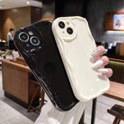 スマホケース スマホカバー  iPhone 13 13Pro 13ProMax 13mini 14 15 16 plus ウェーブ 波型 持ちやすい 透明 中身が見える アイフォン 携帯ケース 保護ケース 背面保護 傷防止 おしゃれ かわいい アイホン メンズ レディース