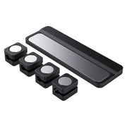 ケーブルホルダー マグネット式 ケーブルクリップ 磁石 整理用品 パソコン スマホ イヤホン 充電コード コードホルダー 配線 収納 ケーブルオーガナイザー 車内 デスク回り ブラック 黒