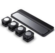 ケーブルホルダー マグネット式 ケーブルクリップ 磁石 整理用品 パソコン スマホ イヤホン 充電コード コードホルダー 配線 収納 ケーブルオーガナイザー 車内 デスク回り ブラック 黒