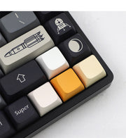 キーキャップ メカニカルキーボード用 同色4個セット 交換用 PCアクセサリー パソコン周辺機器 おしゃれ かわいい シンプル