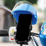 スマホホルダー 自転車用 バイク用 スマホスタンド ヘルメット付き 日除け 雨避け 携帯ホルダー スマホケース バイク 自転車 マウンテンバイク アクセサリー 取り付け簡単 ツーリング サイクリング アウトドア