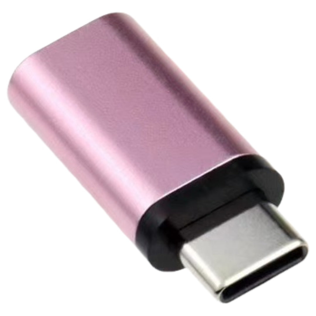 変換アダプタ 変換コネクタ Type C lightning iPhone ピンク バリエーション画像