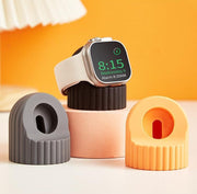 充電スタンド AppleWatch用 アップルウォッチ用 スマホ アクセサリー シリコン製 充電 スタンド 卓上 デスク周り シンプル 便利 お洒落 コンパクト 滑り止め