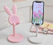 スマホスタンド スマートフォンスタンド スマホホルダー タブレットスタンド 携帯電話 卓上 伸縮式 高さ調節可 角度調節可 滑り止め ウサギ かわいい