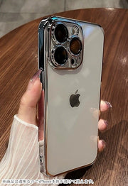 iPhoneカバー iPhoneケース スマホカバー スマホケース スマホ用アクセサリー スマホ関連雑貨 光沢 ツヤ 鏡面 透明 クリア ゴールドカラー シルバーカラー ピンク ブルー シンプル カジュアル クール かっこいい 可愛い キュート おしゃれ