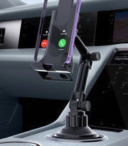 スマホホルダー ドリンクホルダー設置 車載 車用 携帯ホルダー 角度調整可能 360度回転 タブレット スマホ カーアクセサリー 運転席 助手席 後部座席 簡単設置 便利 ナビ 動画視聴 音楽 車載ホルダー
