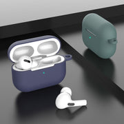 AirPodsPro用 エアーポッズプロ用 ケース カバー シリコン カラビナ ソフト 柔らかい 耐衝撃 イヤホン収納 キズ防止