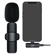 ピンマイク ワイヤレスマイク クリップマイク 1ペア 送信機 受信機 自動同期 TypeC 動画 録音 収録 ライブ配信 オンンライン会議 リモートワーク