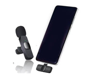 ピンマイク ワイヤレスマイク クリップマイク 1ペア 送信機 受信機 自動同期 TypeC 動画 録音 収録 ライブ配信 オンンライン会議 リモートワーク