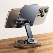 スマホスタンド タブレットスタンド ホルダー 折りたたみ 折り畳み 卓上 360度回転 角度調整 高さ調節 滑り止め付き 軽量 小型 携帯便利 スマートフォンスタンド 持ち歩き シンプル スマホアクセサリー