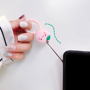 リングストラップ 単品 1個 スマホストラップ 携帯ストラップ スマホ用品 スマホアクセサリー キーホルダー 落下防止 紛失防止 シリコン製 アボカド オレンジ ピーチ イチゴ フルーツ 果物 お洒落 可愛い キュート