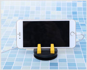 スマホスタンド スマホホルダー 粘着式 単品 360度回転 取り付け簡単 貼るだけ 車載用 可愛い シンプル コンパクト スマートフォン 装着簡単 便利 白 ピンク 赤 黄色 青