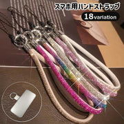 ハンドストラップ スマホストラップ 携帯ストラップ ホルダー付き ラインストーン キラキラ おしゃれ 可愛い 落下防止 レディース スマートフォンアクセサリー