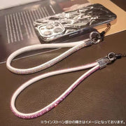 ハンドストラップ スマホストラップ 携帯ストラップ ホルダー付き ラインストーン キラキラ おしゃれ 可愛い 落下防止 レディース スマートフォンアクセサリー