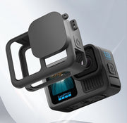 GoPro用 シリコンケース バッテリーカバー レンズカバー ハンドストラップ ストラップ 5点セット Hero13 落下防止 傷防止 保護