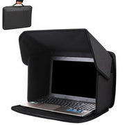 ノートパソコンケース PCバッグ 遮光ケース サンシェード 日除け プライバシー保護 折りたたみ 収納ケース 持ち運び 屋外作業 映り込み防止 コンパクト 保護ケース 画面保護 ラップトップ 便利