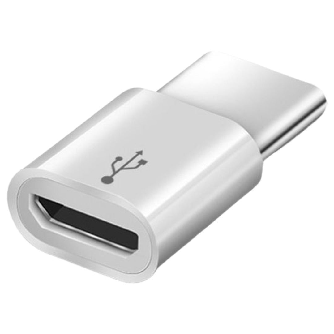 変換アダプター 単品 1個 Micro USB2.0 to Type-C Android コネクタ 充電 データ転送 スマートフォン 携帯 タブレット 小型 ミニ ブラック ホワイト