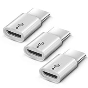 変換アダプター 単品 1個 Micro USB2.0 to Type-C Android コネクタ 充電 データ転送 スマートフォン 携帯 タブレット 小型 ミニ ブラック ホワイト
