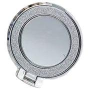 スマホ用ホールドリング スマホリング スマホミラー 携帯ミラー ミラー付き 丸型 円形 ラウンド 磁石 マグネット シンプル おしゃれ コンパクト スマホ 携帯 取り付け カラバリ豊富 白 黒 ピンク 青