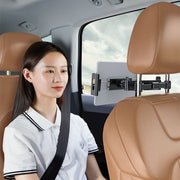 車載ホルダー スマホホルダー タブレットホルダー 車用 後部座席用 ヘッドレスト取り付け 車内 伸縮アーム 360度回転 iPad タブレット スマホスタンド スマートフォンホルダー カー用品 カーアクセサリー ドライブ 長距離移動 旅行 動画鑑賞