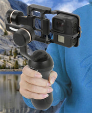 マウントプレートアダプター アクションカメラ用 GoPro用 スタビライザー 固定 自撮り棒 スマホ用ジンバル 軽量 動画撮影用