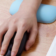 リストレスト マウス用 PCアクセサリー シリコン 小型 小さい クッション 手首パット シンプル 保護 オフィス パソコン デスクワーク キーボード