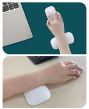 リストレスト マウス用 PCアクセサリー シリコン 小型 小さい クッション 手首パット シンプル 保護 オフィス パソコン デスクワーク キーボード