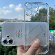 iPhone用ケース カバー スマホケース 耐衝撃 カメラ保護 背面保護 クリア 透明 14 15 16 ProMax plus