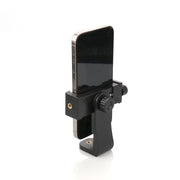 スマホホルダー 三脚用 回転式 360度 アダプター マウント スタンド アタッチメント 自撮り スマートフォン スマホ ネジ穴 固定 挟む 撮影 シンプル セルカ棒