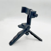 スマホホルダー 三脚用 回転式 360度 アダプター マウント スタンド アタッチメント 自撮り スマートフォン スマホ ネジ穴 固定 挟む 撮影 シンプル セルカ棒