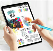 タッチペン スタイラスペン 2in1 2way ディスク 円盤型ペン先 キャップ付き スマホ タブレット iPhone iPad